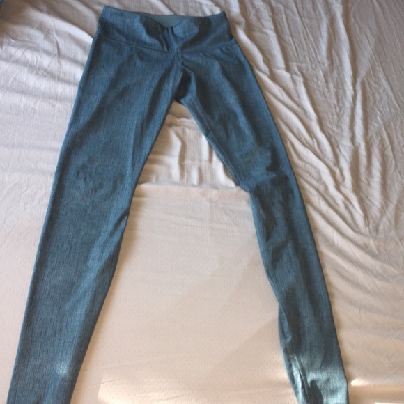 lululemon athletica Pants - Wunder under pant luxtreme blue/green print